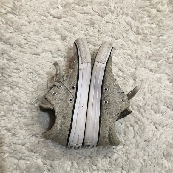 Converse Chuck Taylor All Star Women’s Heavy Canvas low Top Sneakers Tan 6 - Picture 7 of 10